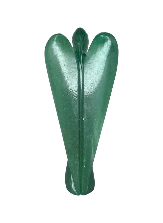 ANAYA AGATE Green Jade Guardian Angel Statue - 2 Inch Natural Hand-Carved Crystal Angel Figurine for Luck, Prosperity & Positive Energy - Healing Stone for Women, Home & Office Decor - Image 3
